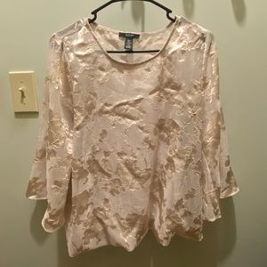 Alfani Champagne Blouse